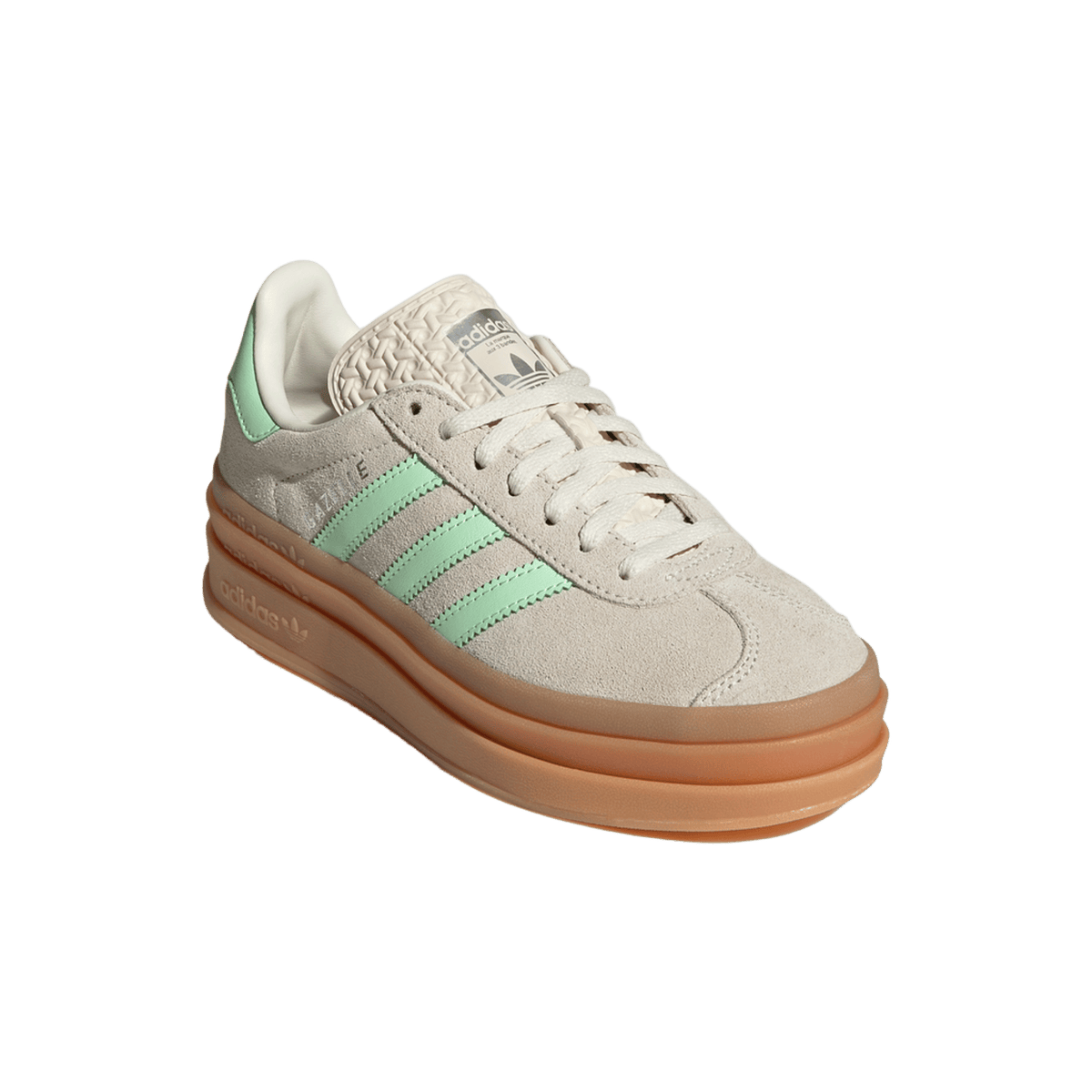 adidas Gazelle Bold Wonder White Semi Green Spark (GS)