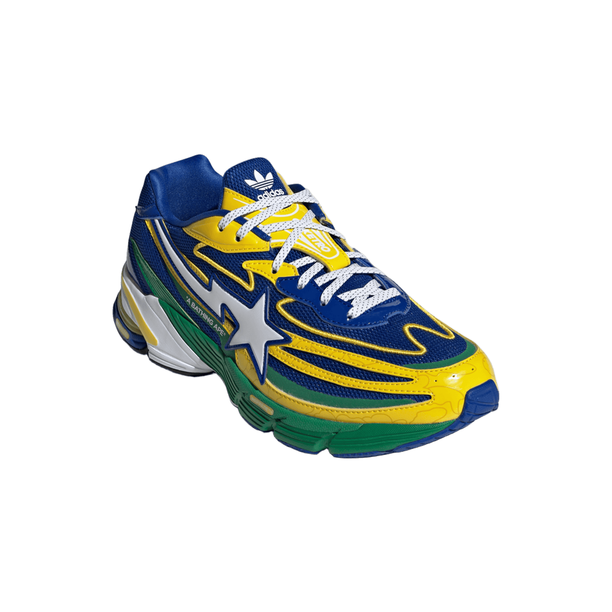 adidas Orketro Bape Yellow Blue Green