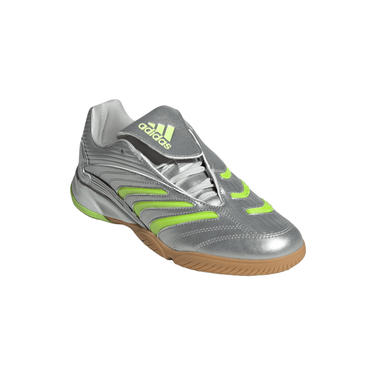 adidas Predator Sala Silver Metallic Signal Green (Women's)