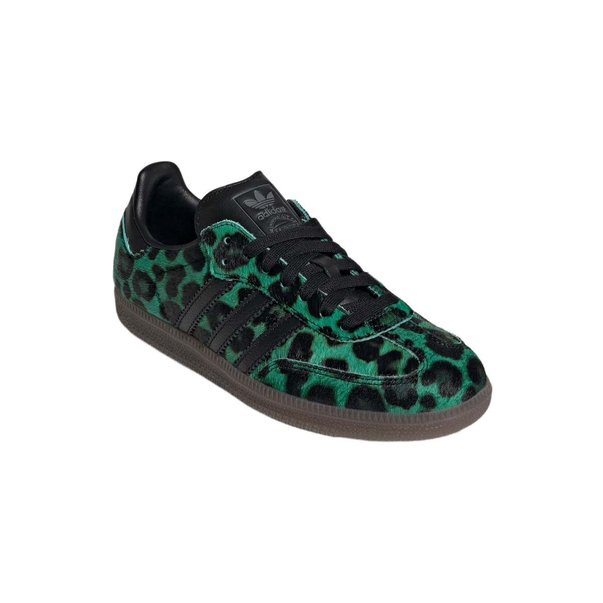 adidas Samba Semi Screaming Green Core Black Gold Metallic (Women's)