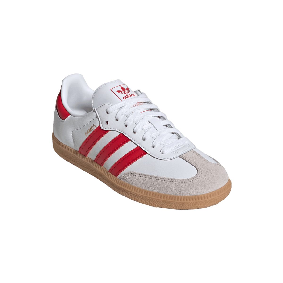 adidas Samba OG Cloud White Better Scarlet Gum (GS)