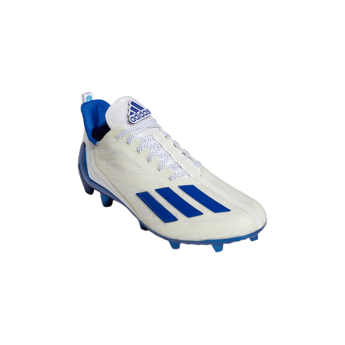 adidas Adizero Cleats White Royal Blue