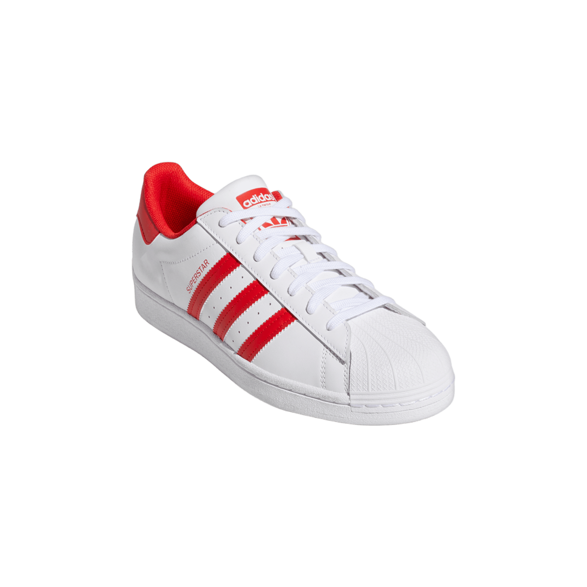 adidas Superstar Cloud White Vivid Red