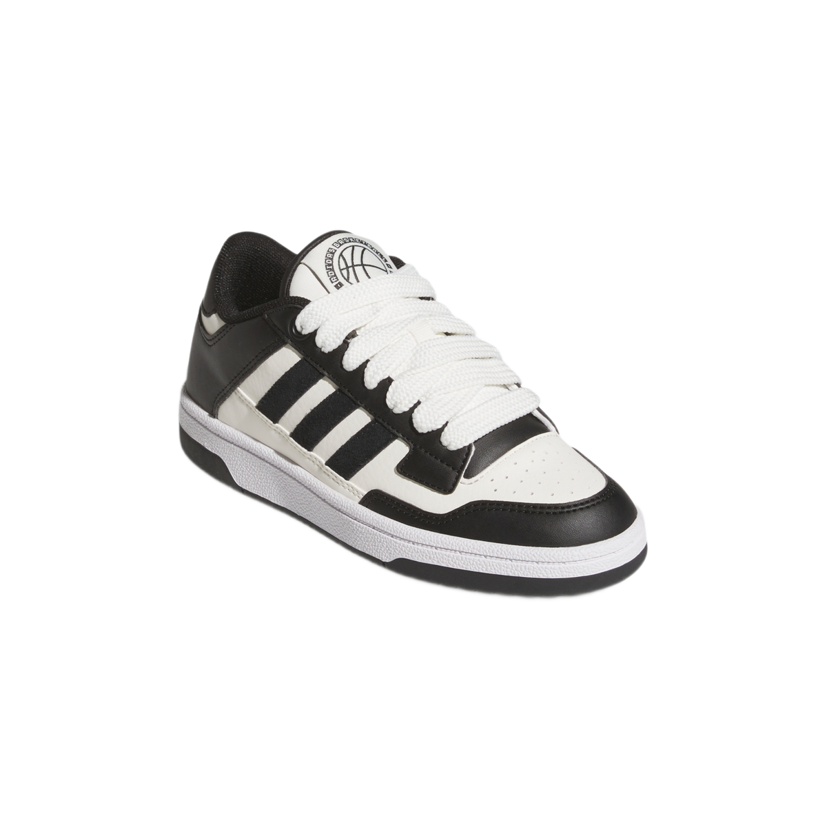 adidas Rapid Court Low Core Black Cloud White (GS)