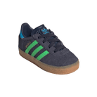 adidas Gazelle Comfort Closure Shadow Navy Screaming Green (TD)