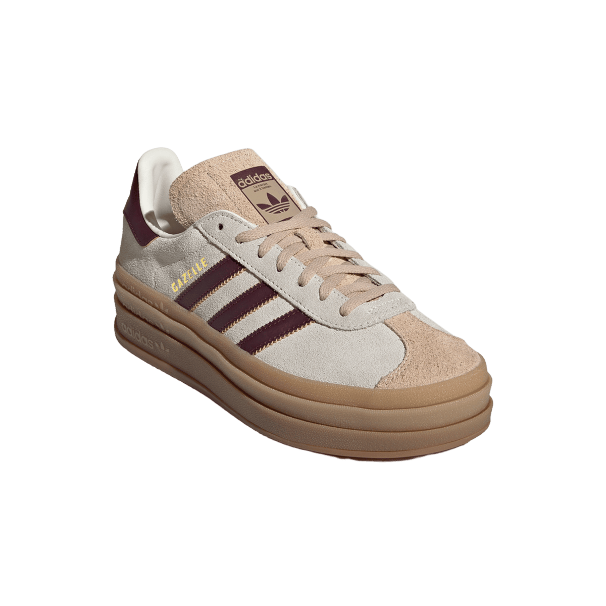 adidas Gazelle Bold Cream White Maroon (Women's)