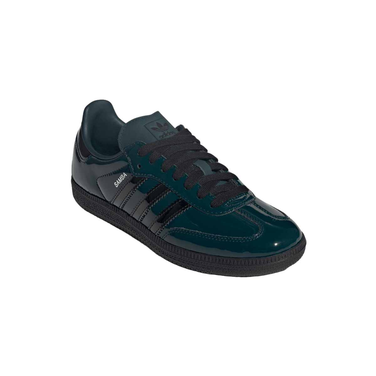 adidas Samba OG Aurora Ivy Black Patent (Women's)