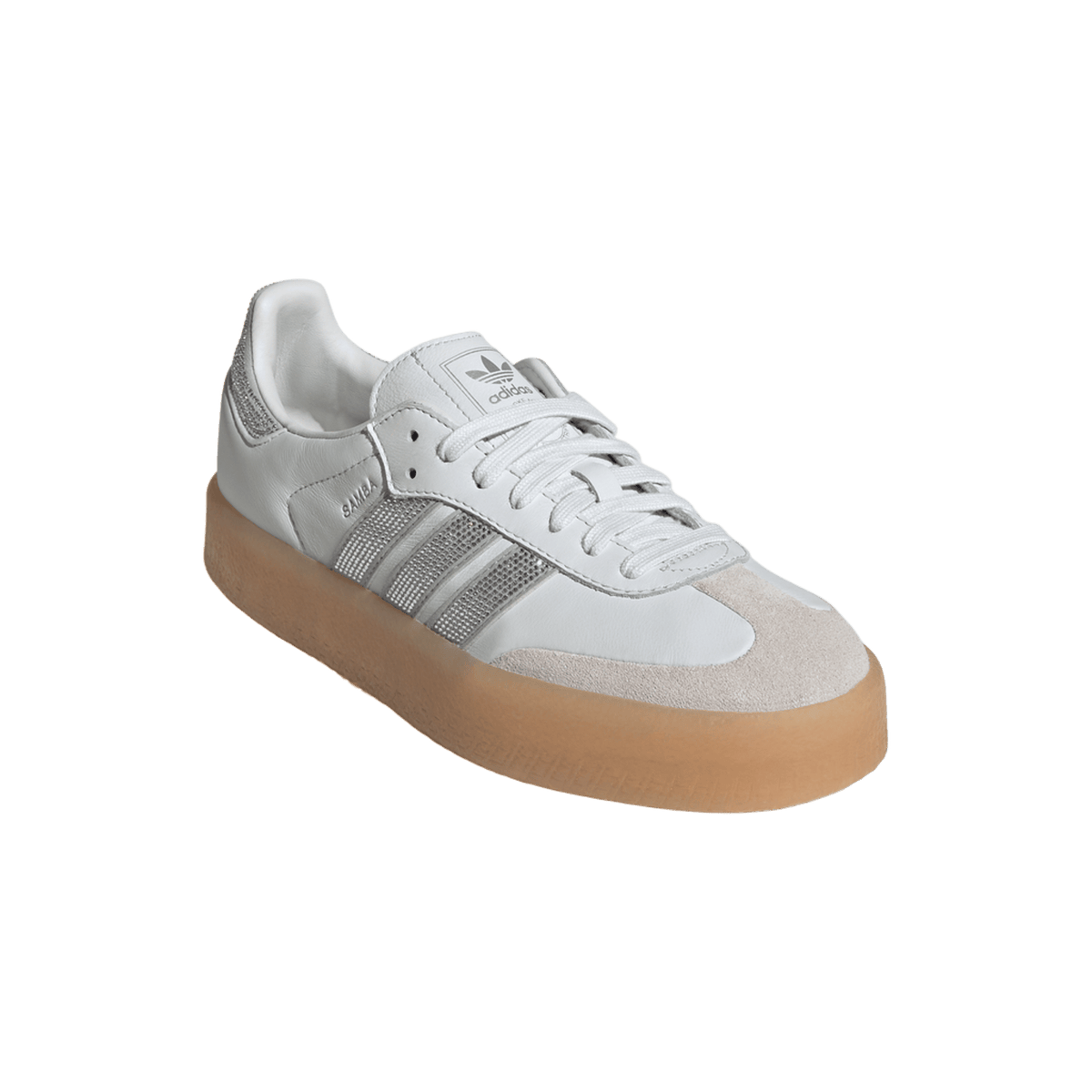adidas Sambae Rhinestone Crystal White Silver (Women's)