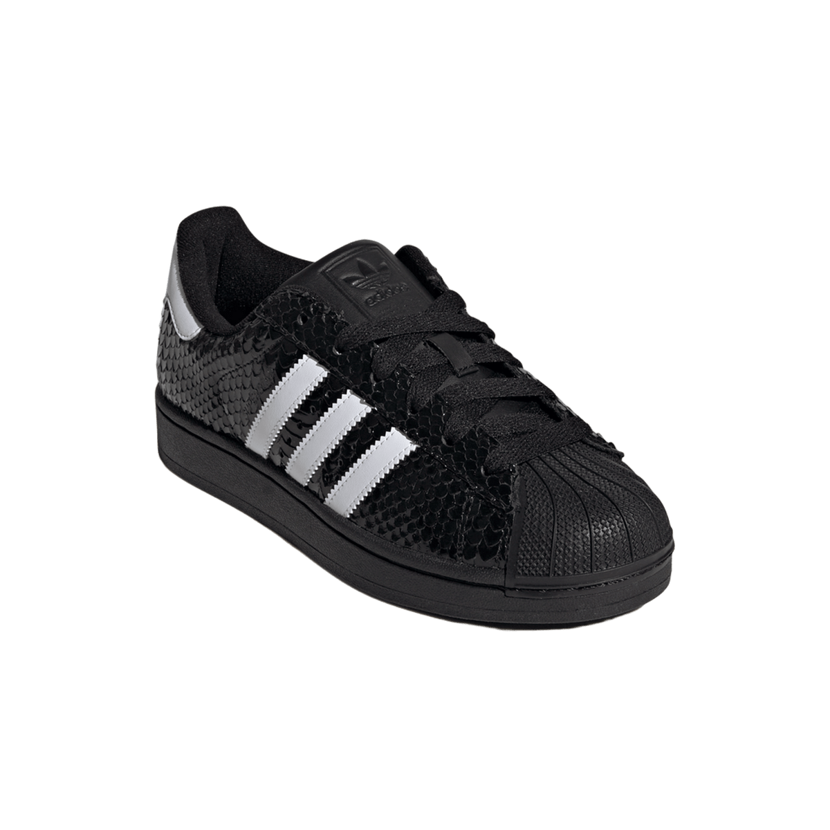 adidas Superstar II Patent Snakeskin Black White (Women's)
