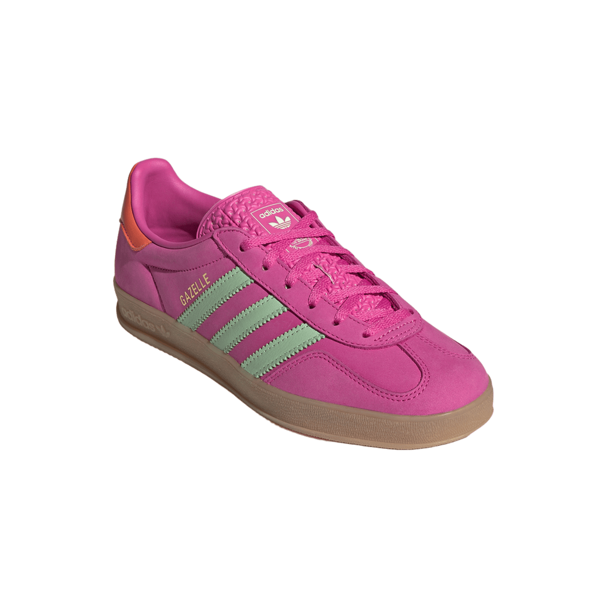 adidas Gazelle Indoor Semi Lucid Fuchsia Semi Green Spark Coral (Women's)