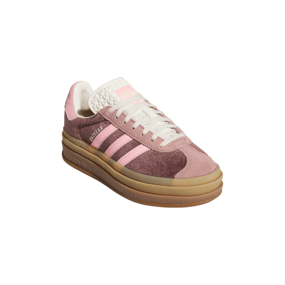 adidas Gazelle Bold Shadow Brown Warm Clay Glow Pink (Women's)