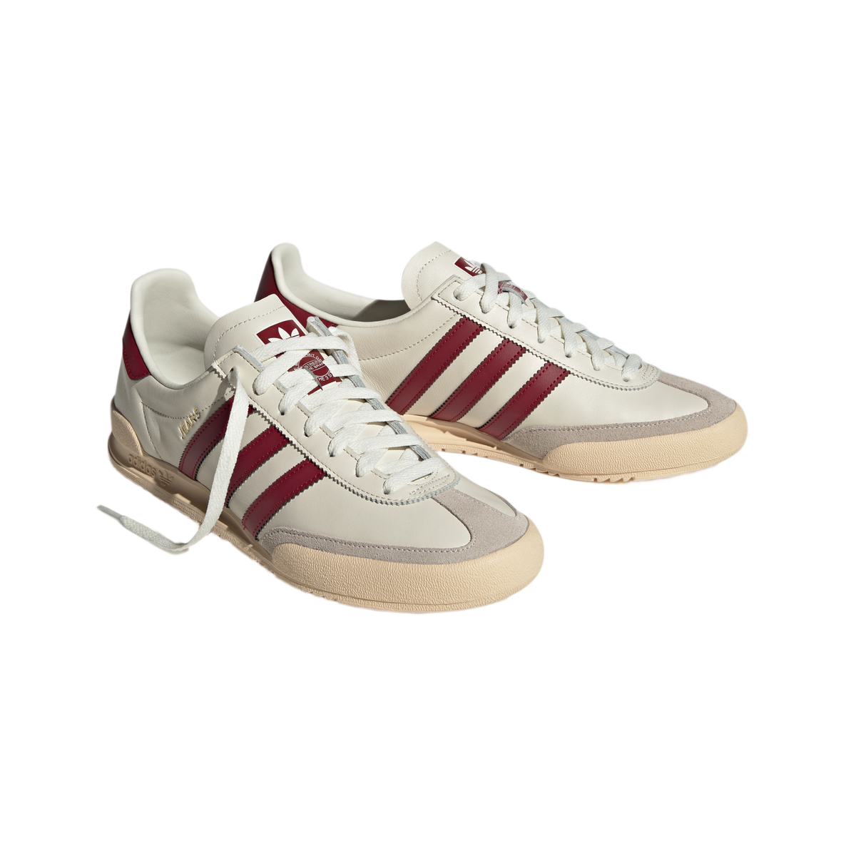 adidas Jeans Chalk White Collegiate Burgundy