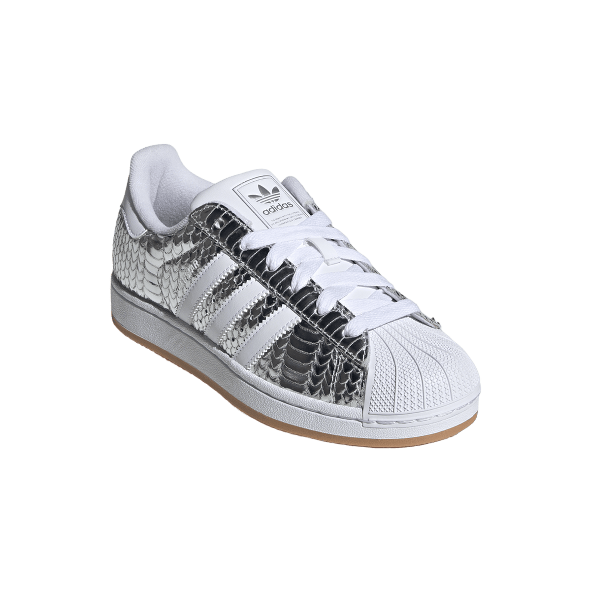 adidas Superstar II Patent Snakeskin Silver Metallic (Women's)
