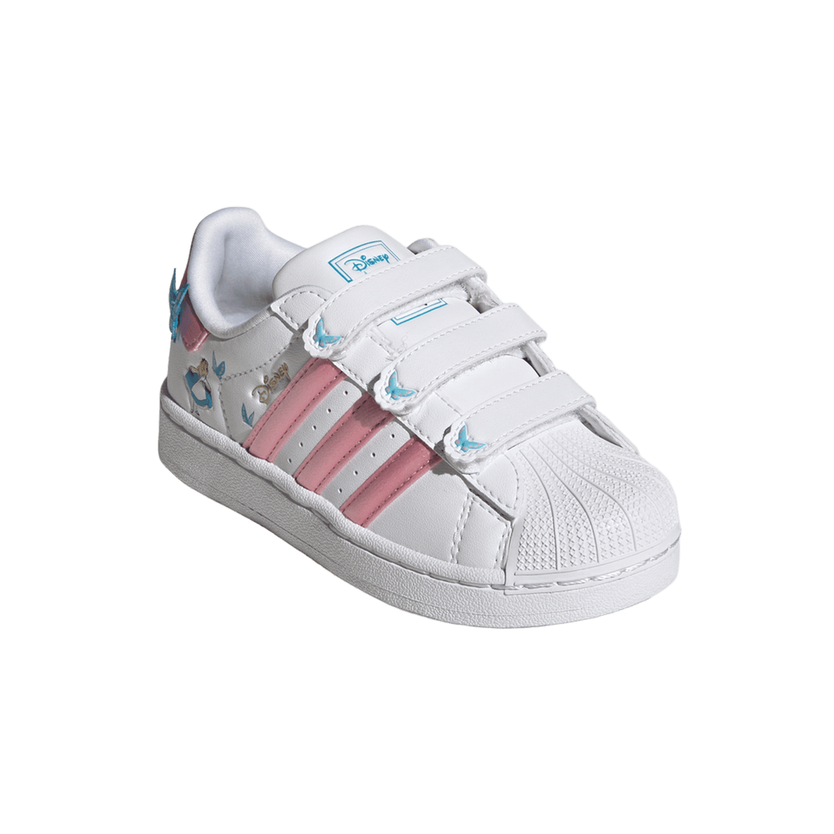 adidas Superstar II Comfort Closure Disney White Light Pink Aquamarine (PS)
