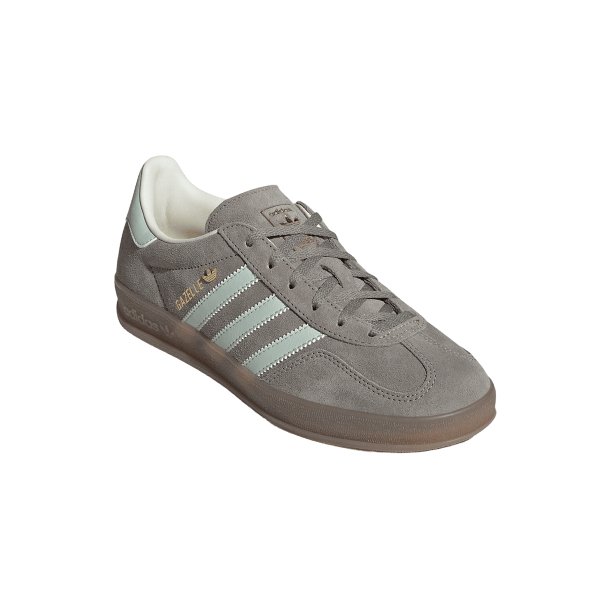 adidas Gazelle Indoor Silver Pebble Linen Green (Women's)