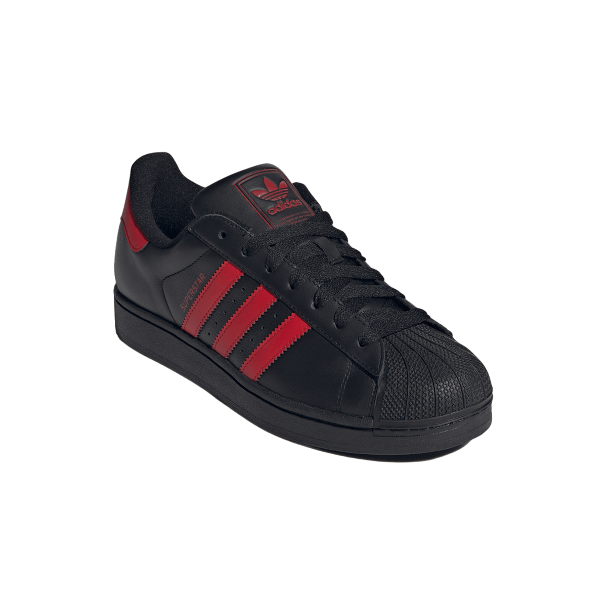 adidas Superstar II Black Scarlet
