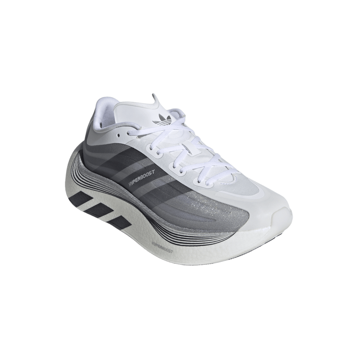 adidas Hyper Boost Euphoria LT Black White Silver Metallic