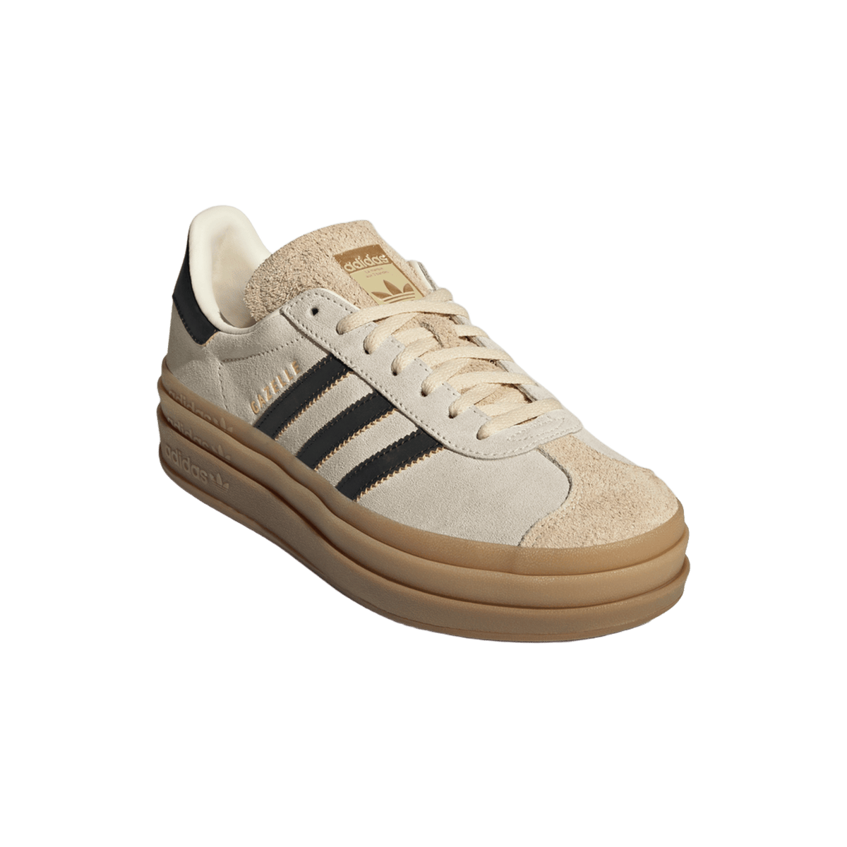 adidas Gazelle Cream White Core Black Sand Strata (Women's)