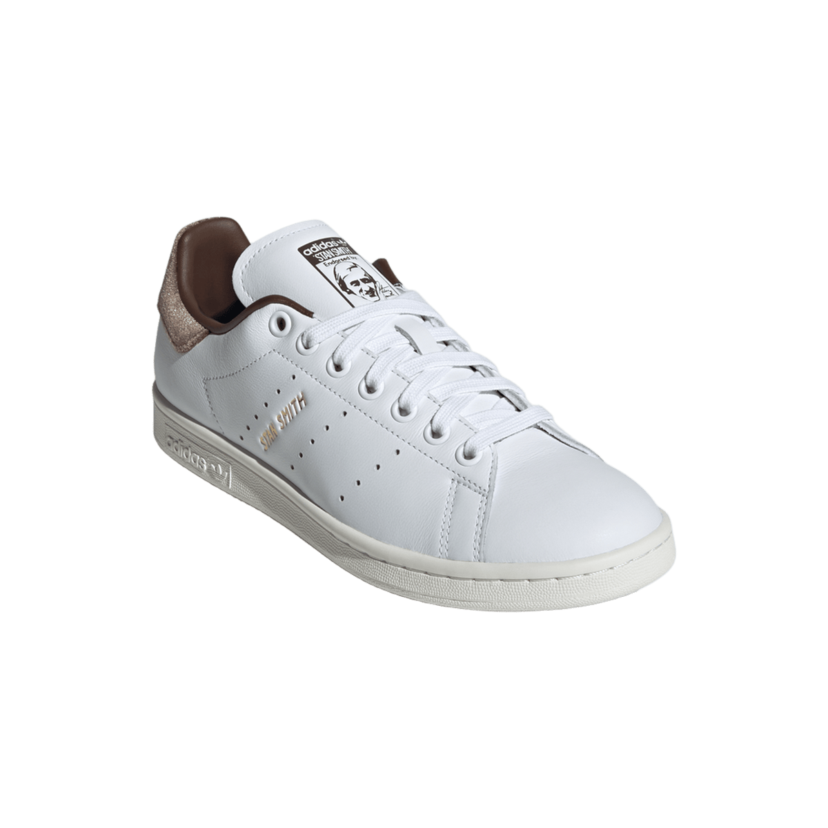 adidas Stan Smith Cloud White Gold Metallic Brown (Women's)