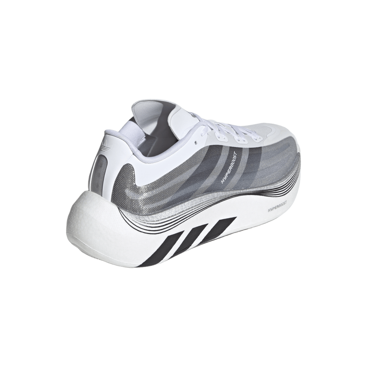 adidas Hyper Boost Euphoria LT Black White Silver Metallic