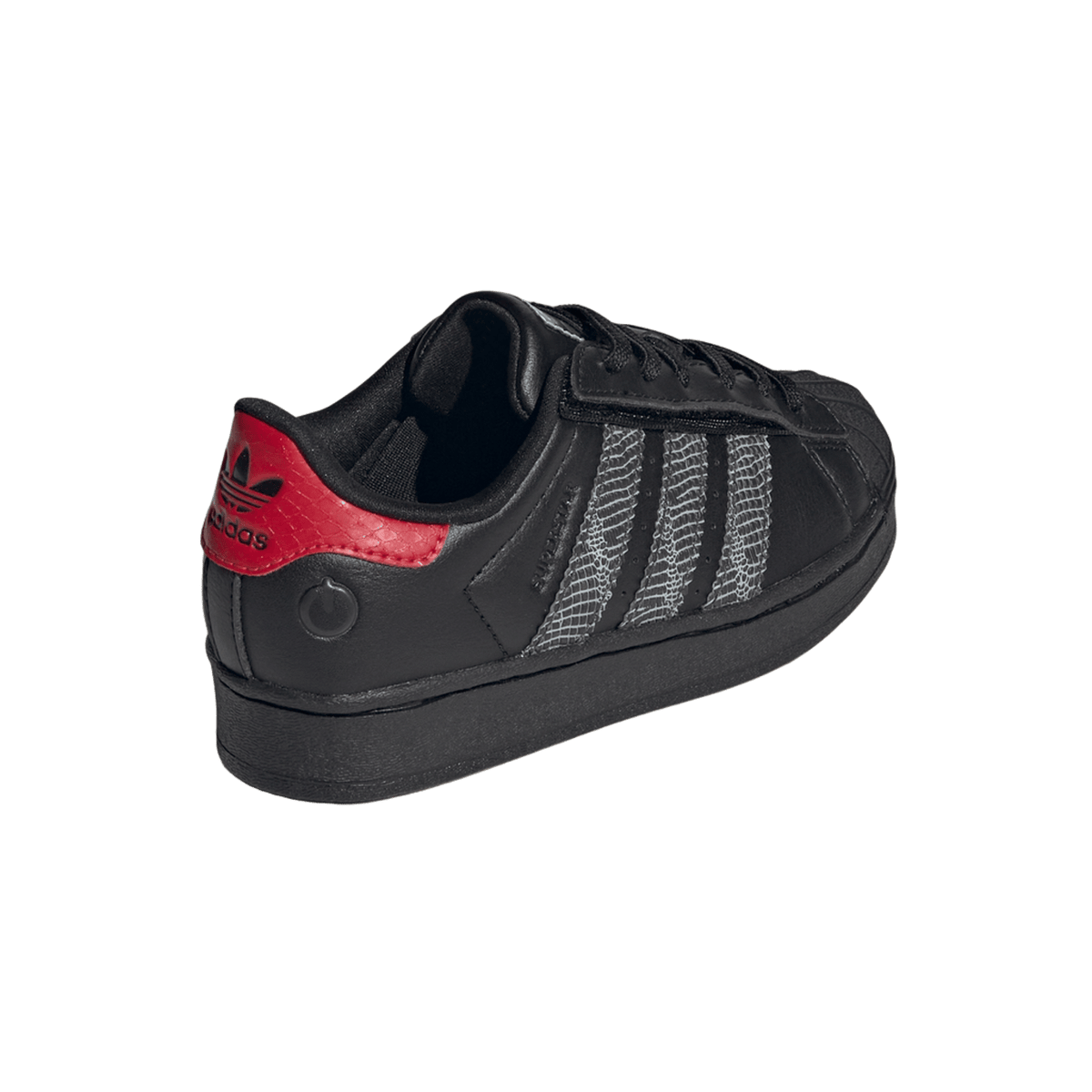 adidas Superstar LED Lights Comfort Closure Core Black Red (PS)