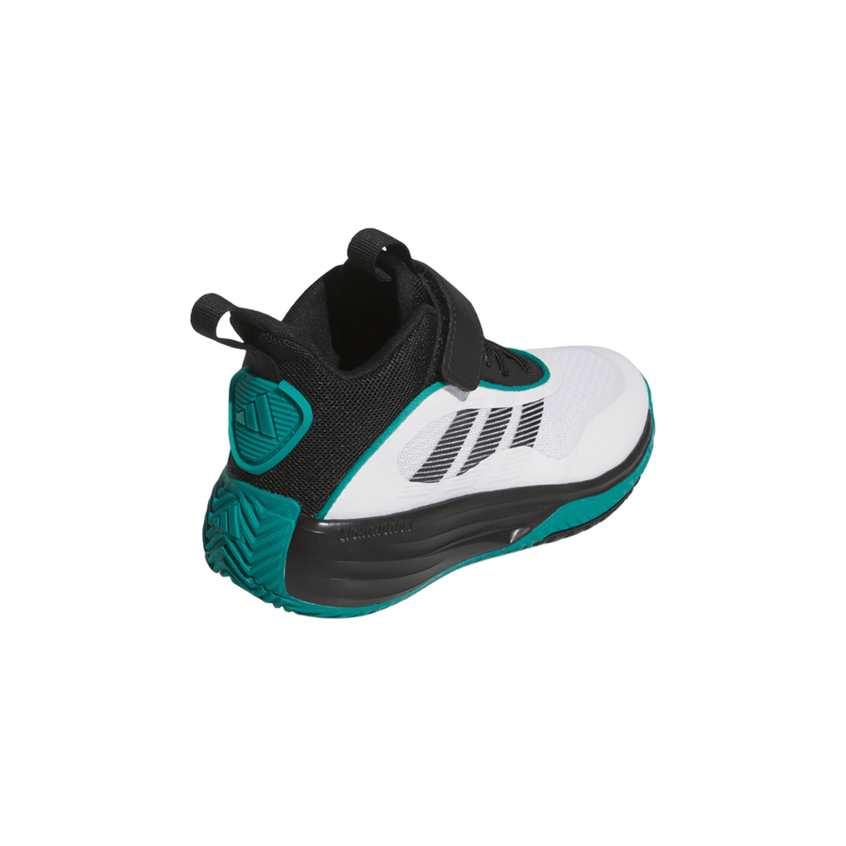 adidas Ownthegame 3.0 Cloud White Core Black Pure Teal (GS)