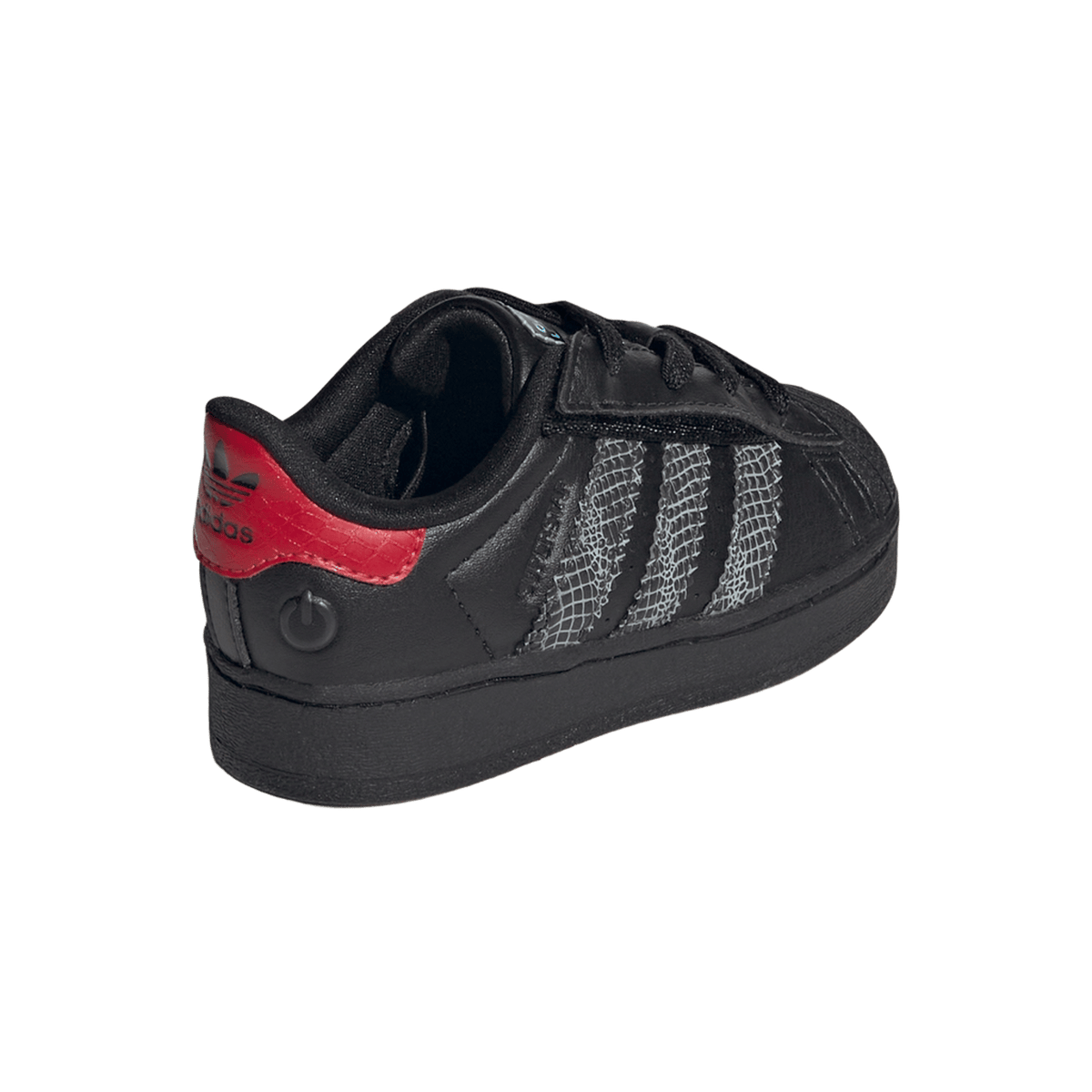 adidas Superstar LED Lights Comfort Closure Core Black Red (TD)