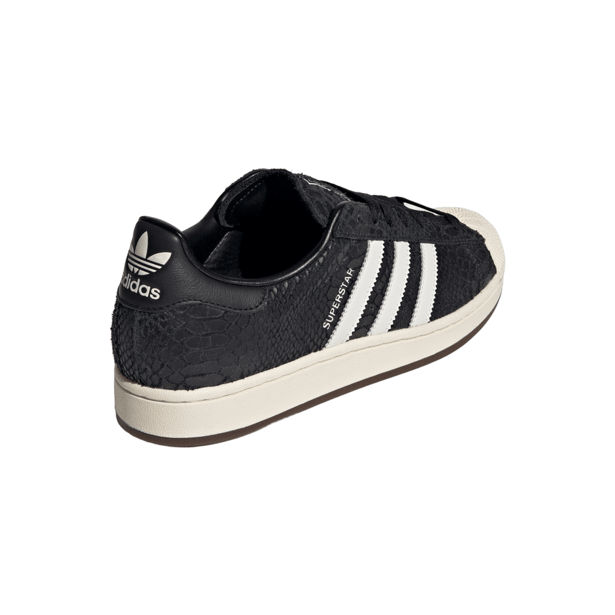 adidas Superstar II Black Croc Cream White
