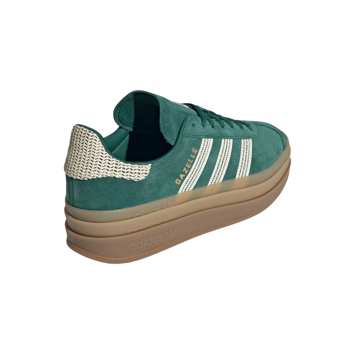 adidas Gazelle Bold Collegiate Green White Gold (Women's)