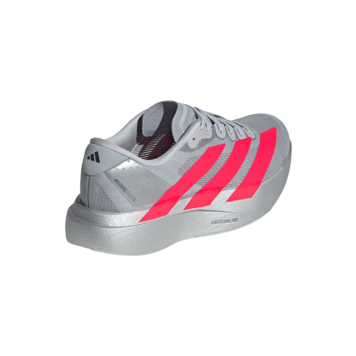 adidas Adizero Evo SL Silver Metallic Lucid Red (Women's)