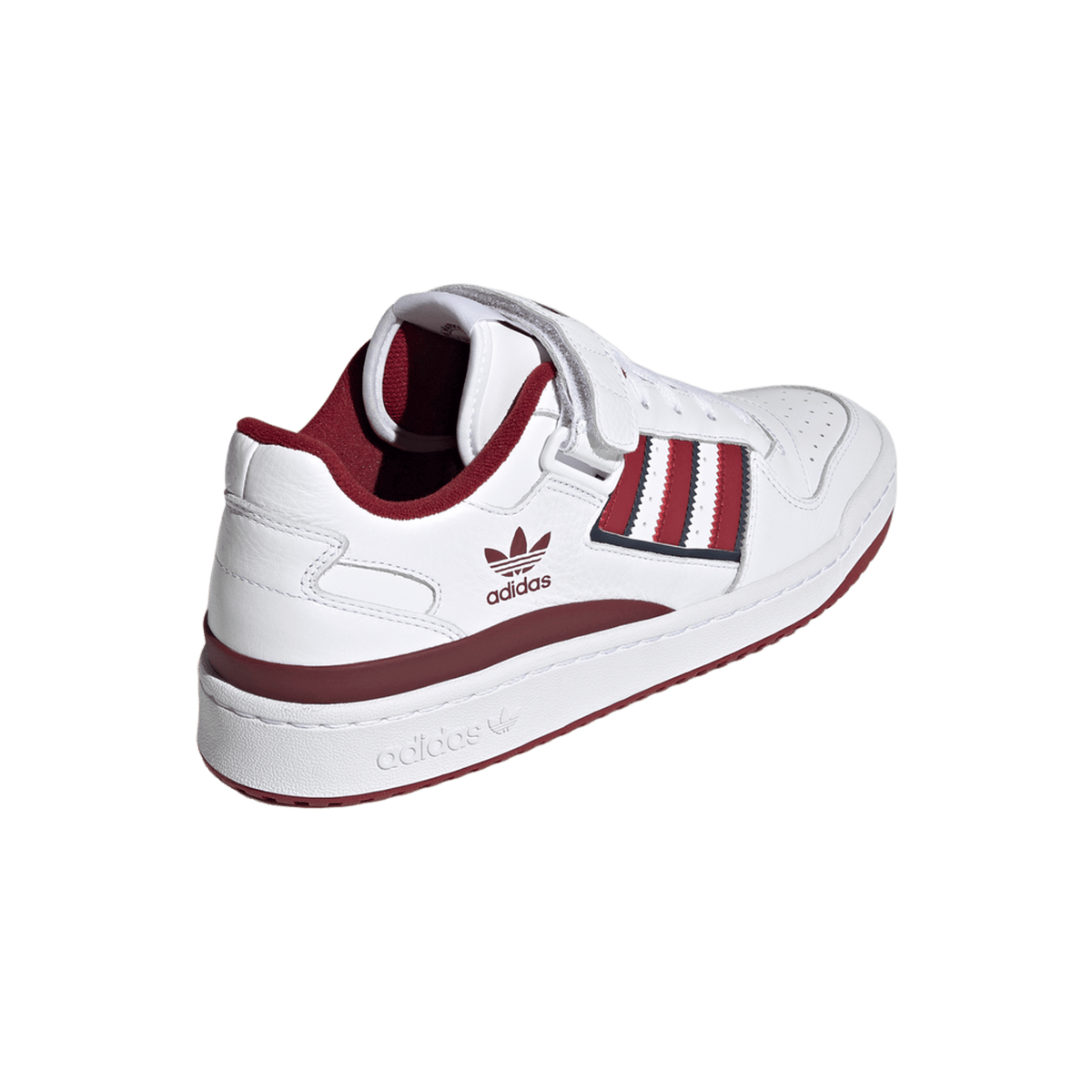 adidas Forum Low Cloud White Collegiate Burgundy Collegiate Navy