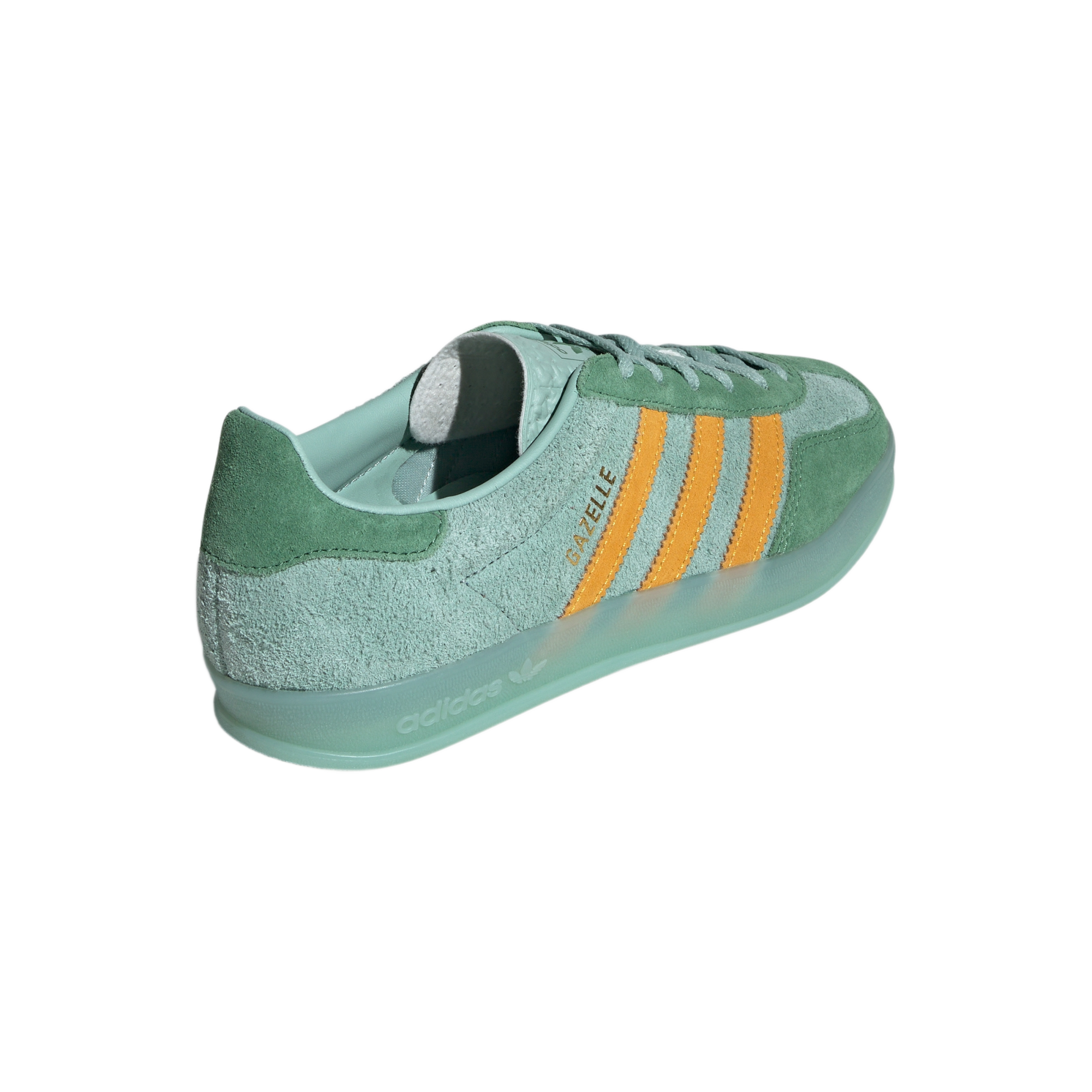 adidas Gazelle Indoor Hazy Green Crew Yellow (Women's)