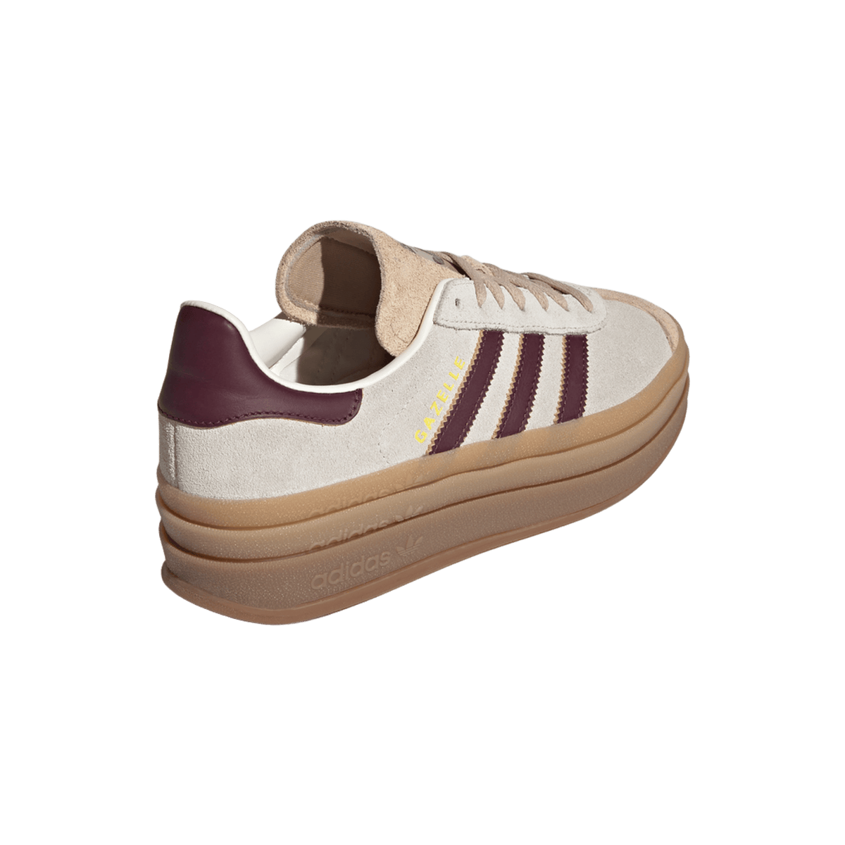 adidas Gazelle Bold Cream White Maroon (Women's)