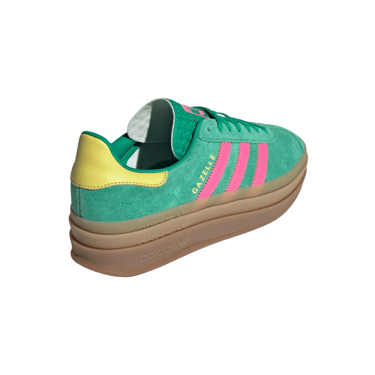 adidas Gazelle Bold Court Green Lucid Pink (Women's)
