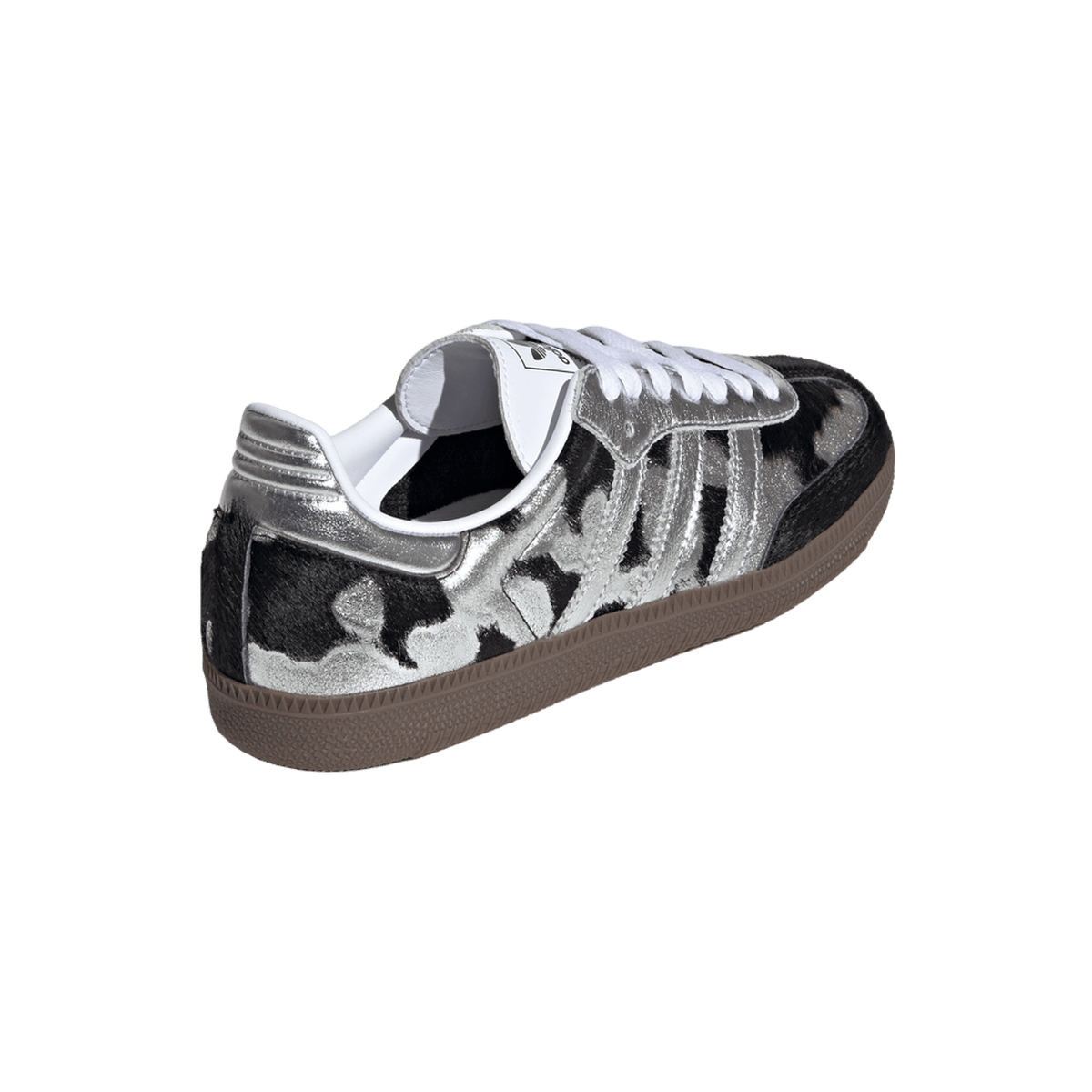 adidas Samba OG Black Pony Hair Silver Metallic (Women's)
