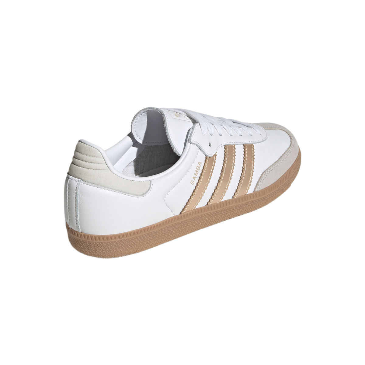 adidas Samba OG White Wonder Gold Metallic (Women's)
