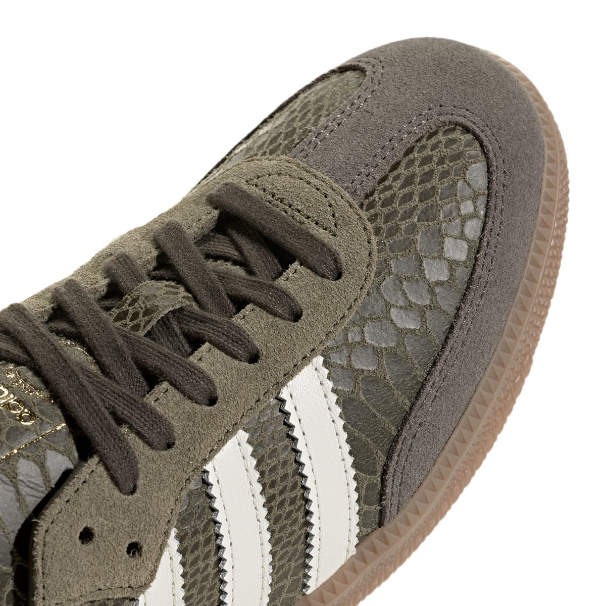 adidas Samba OG Focus Olive Snakeskin Off White