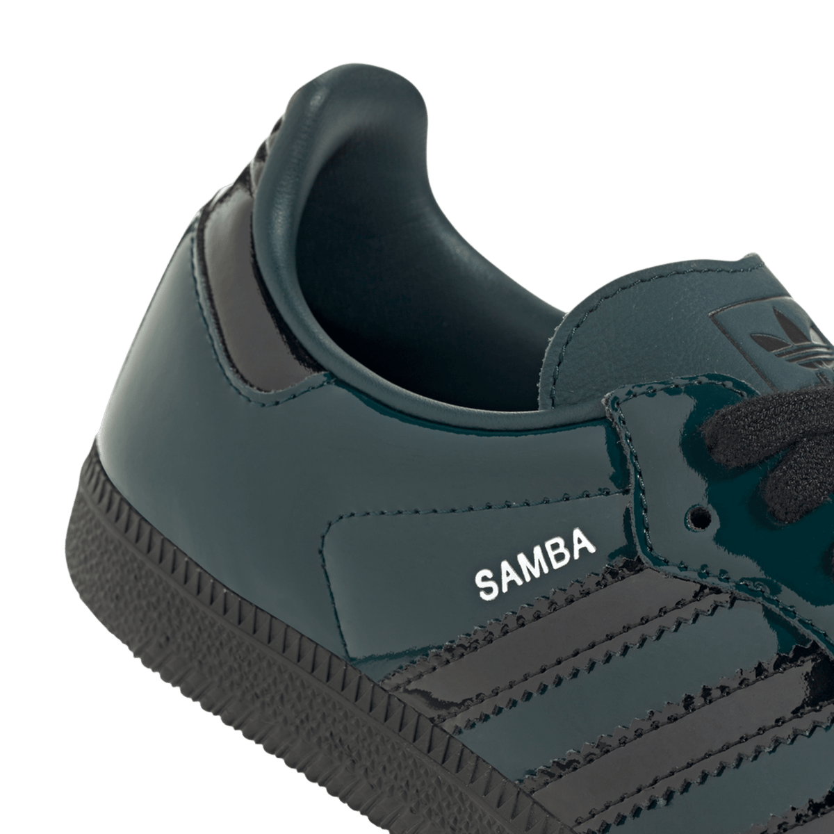 adidas Samba OG Aurora Ivy Black Patent (Women's)