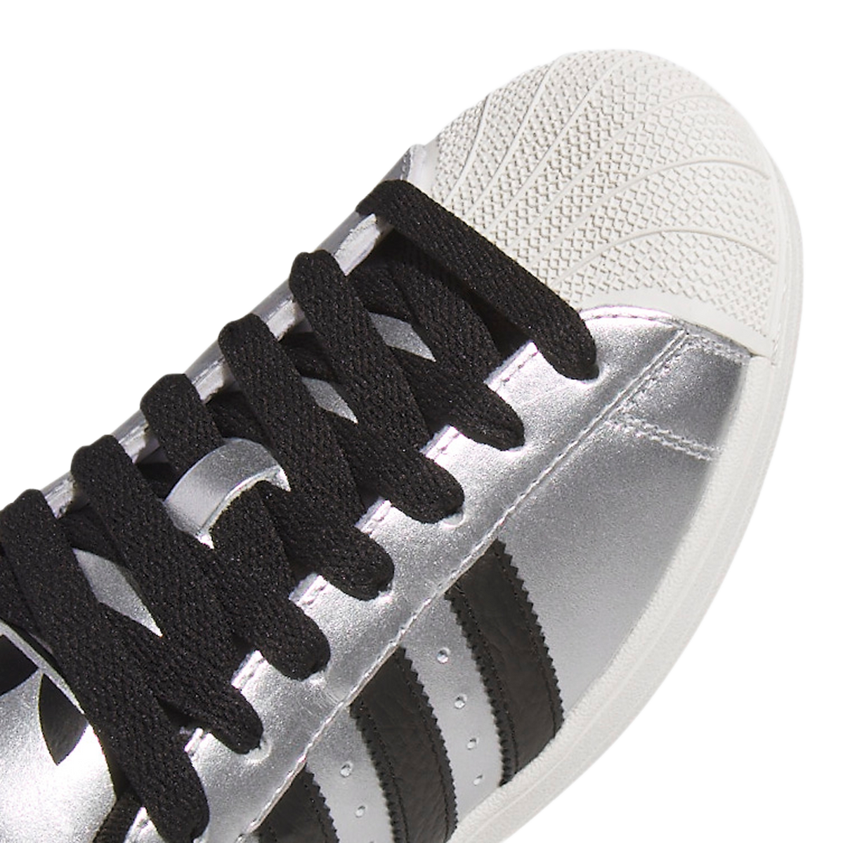 adidas Superstar II Silver Metallic Black