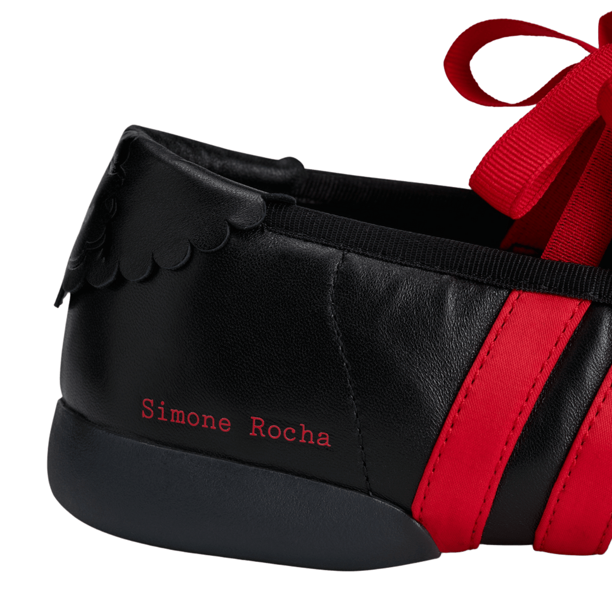 adidas Taekwondo Ballerina Simone Rocha Black Better Scarlet (Women's)
