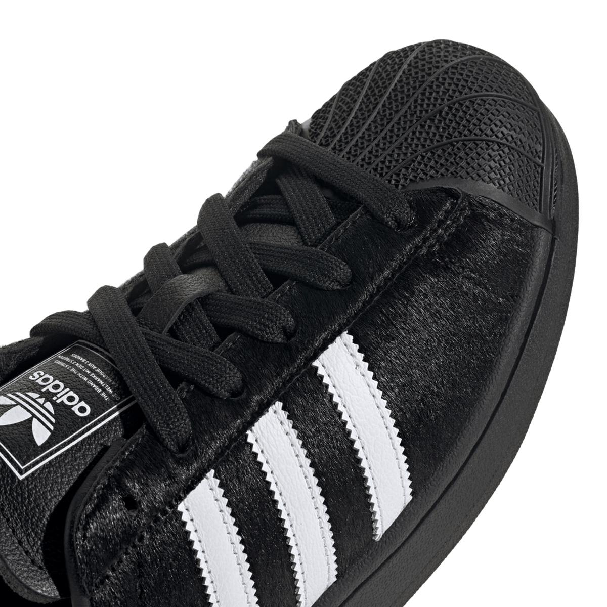 adidas Superstar II Black Ponyhair (Women's)