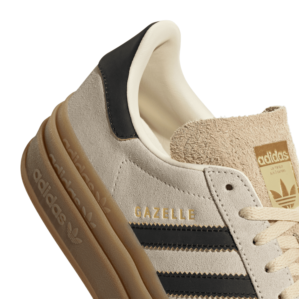 adidas Gazelle Cream White Core Black Sand Strata (Women's)