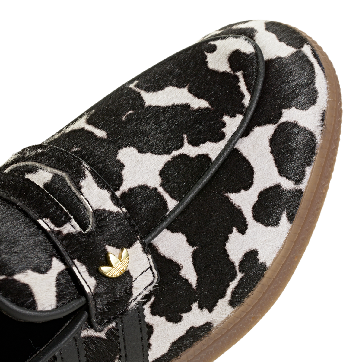 adidas Handball Spezial Loafer Cow Print Black White (Women's)