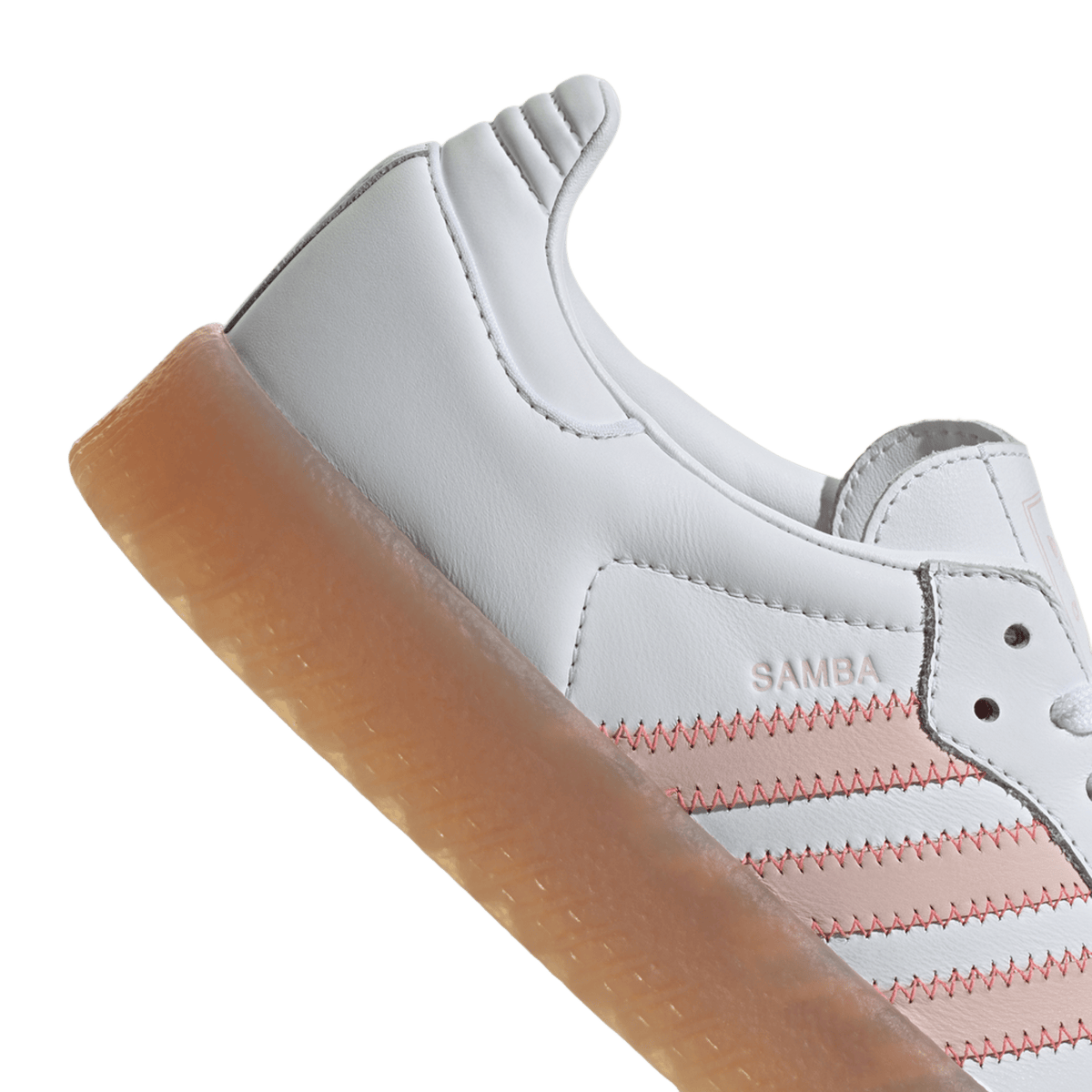 adidas Sambae White Sandy Pink Red (Women's)
