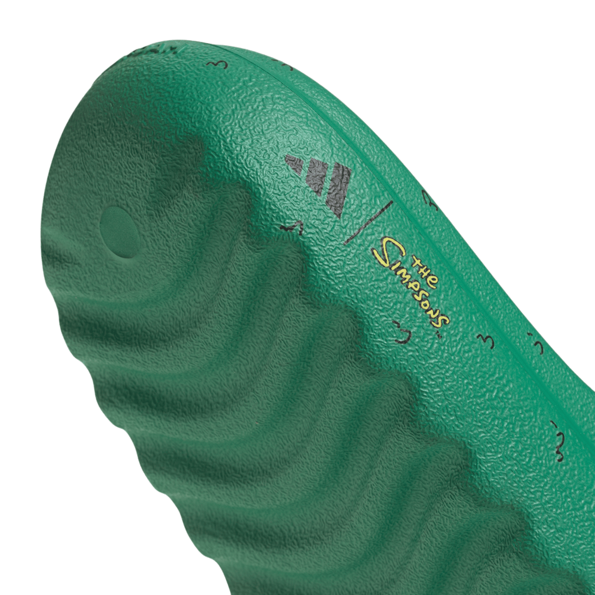 adidas Adilette Lumia Slides The Simpsons Court Green