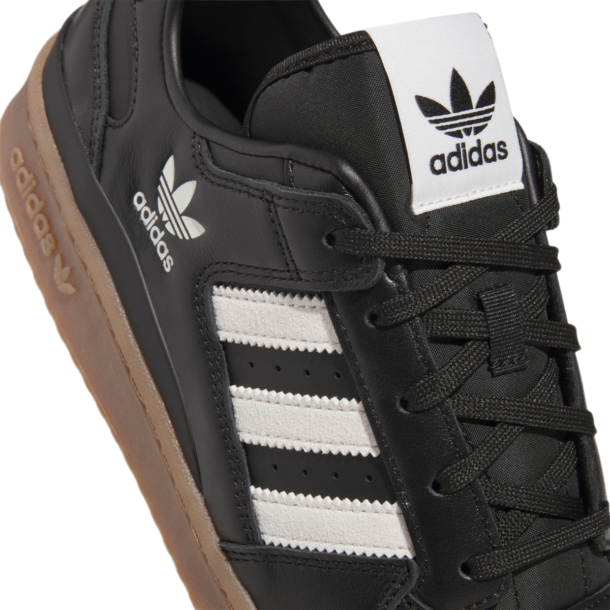 adidas Forum Low Core Black White Gum