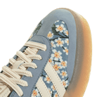 adidas Sambae Liberty London Floral Embroidery Blue Cream White (Women's)