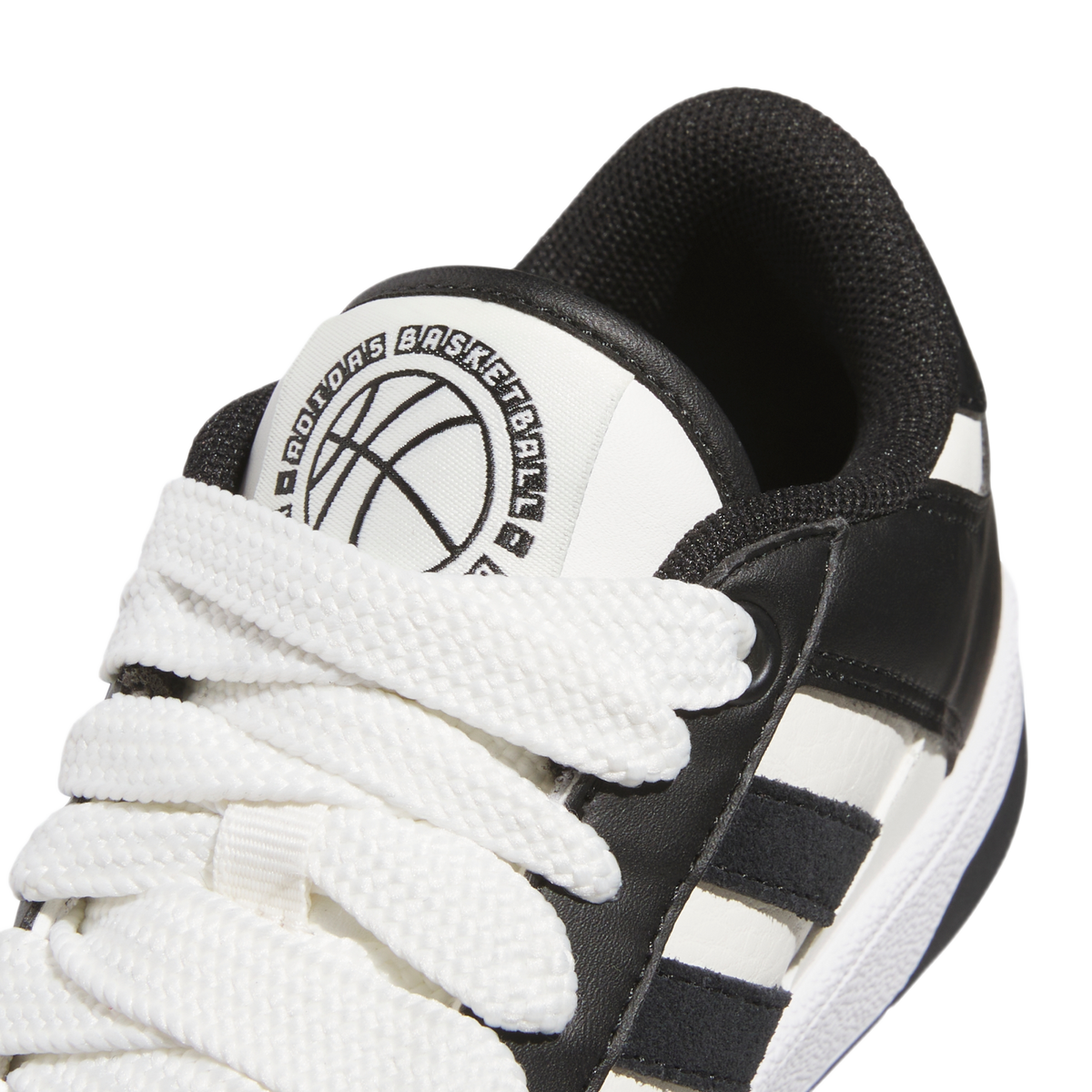 adidas Rapid Court Low Core Black Cloud White (GS)