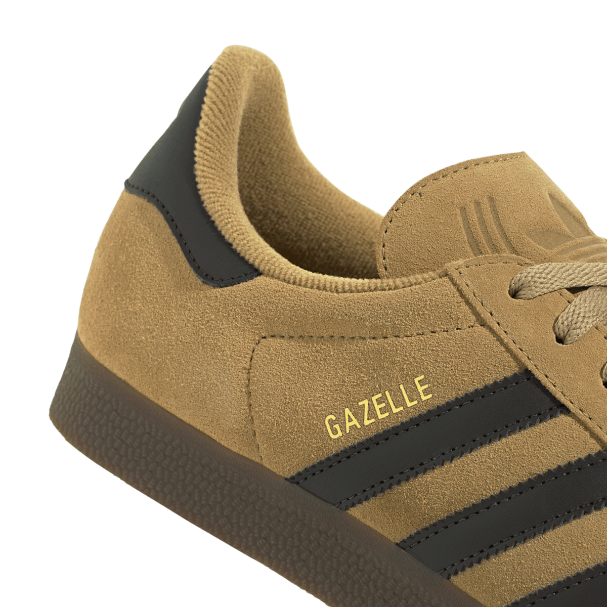 adidas Gazelle Golden Beige Dark Brown Gold Metallic