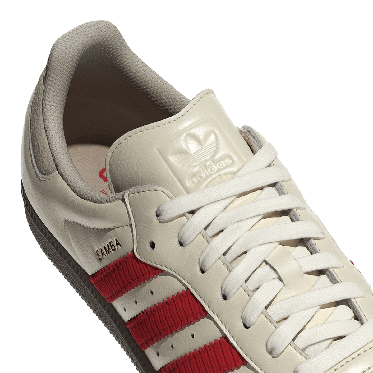 adidas Samba OG Off White Better Scarlet